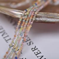 Perles d'espacement Bijoux, Oeil de chat, DIY, couleurs mélangées, 2mm, Environ 90PC/brin, Vendu par Environ 37 cm brin