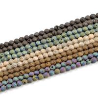 Achat Perlen, Laugh Rift Achat, rund, DIY, keine, 6mm, verkauft per 200 Millimeter Strang
