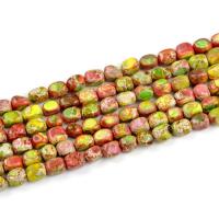 Dragi kamen perle Nakit, Dojam Jasper, možete DIY, više boja za izbor, 5x7mm, Približno 54računala/Strand, Prodano Per 390 mm Strand