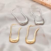 Brass Stud Earring, plated, fashion jewelry & for woman, more colors for choice, nickel, lead & cadmium free, 41x24mm, Sold By Pair