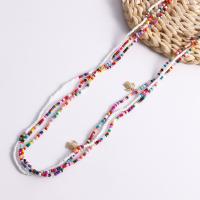 Body Chain Jewelry Zinc Alloy with Seedbead three layers & for woman nickel lead & cadmium free Sold By PC