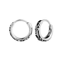 Titanium Steel  Earring, plated, for man, original color, Sold By PC