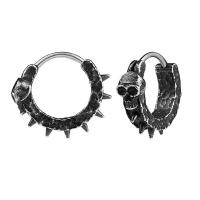 Titanium Steel  Earring, plated, for man, black, Sold By PC