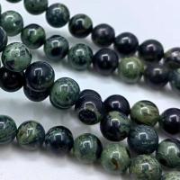 Perles bijoux en pierres gemmes, Kambaba-Jasper, Rond, poli, DIY & normes différentes pour le choix, couleurs mélangées, 38-40CM, Vendu par brin