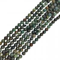 Turquoise Beads, African Turquoise, Round, polished, DIY & different size for choice, mixed colors, 38-40CM, Sold By Strand