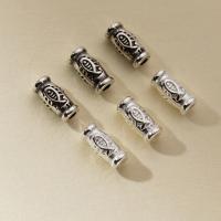 925 Sterling Silver Beads, Antique finish, DIY, more colors for choice, 4mm, Hole:Approx 1.9mm, Sold By PC