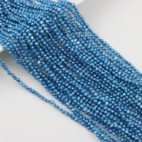 Perle perline Keishi coltivate d'acqua dolce, perla d'acquadolce coltivata naturalmente, DIY, blu acido, 2-3mm, Venduto per Appross. 39-40 cm filo
