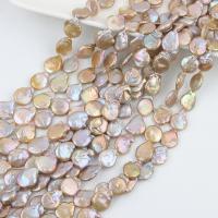 Barock odlad sötvattenspärla pärlor, Freshwater Pearl, DIY, gyllene, 15-16mm, Såld Per Ca 40-41 cm Strand