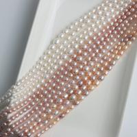 Cultured Rice Freshwater Pearl Beads, DIY, more colors for choice, 4-9mm, Sold Per Approx 40 cm Strand