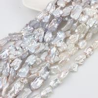 Baroko Kultūringas gėlavandenių perlų karoliukai, Gėlo vandens perlų, Barokas, Pasidaryk pats, daugiau spalvų pasirinkimas, 20-30mm*15-25mm, Parduota už Apytiksliai 40 cm Strand