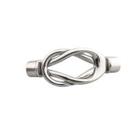 Stainless Steel Leather Cord Clasp 304 Stainless Steel DIY original color Approx 6mm Sold By Lot