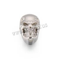 Stainless Steel Spacer Beads 304 Stainless Steel Skull Vacuum Ion Plating DIY Sold By PC