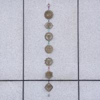 Hanging Ornaments Wood with Gemstone for home and office & fashion jewelry & hollow 1020mm Sold By PC