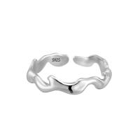 Ezüst ékszer Finger Ring, 925 ezüst, divat ékszerek & a nő, nikkel, ólom és kadmium mentes, 4.3mm, Által értékesített PC