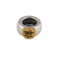 Cupronickel Large Hole Bead, DIY, nickel, lead & cadmium free, 12x12x5mm, Hole:Approx 7mm, Sold By PC