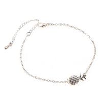 Tibetan Style Bracelet, with 5cm extender chain, Pineapple, plated, fashion jewelry & for woman, more colors for choice, nickel, lead & cadmium free, 15x7mm, Length:Approx 17 cm, Sold By PC