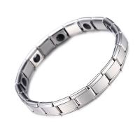 Titanium Steel Bracelet & Bangle fashion jewelry & Unisex original color 9mm Length Approx 195 mm Sold By PC