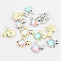 Zinc Alloy Pendants with Resin plated DIY nickel lead & cadmium free Approx Sold By Bag
