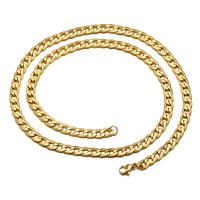 Stainless Steel Chain Necklace, 304 Stainless Steel, plated, for man, more colors for choice, Sold By PC