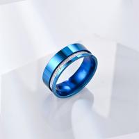 Vinger Ring in edelstaal, 304 roestvrij staal, mode sieraden & verschillende grootte voor keus, nikkel, lood en cadmium vrij, Verkocht door PC