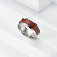 Палец кольцо из нержавеющей стали, Нержавеющая сталь 304, ювелирные изделия моды & разный размер для выбора, Много цветов для выбора, не содержит никель, свинец, продается PC