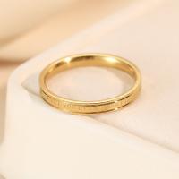 Titanium Čelik Finger Ring, modni nakit & različite veličine za izbor, više boja za izbor, nikal, olovo i kadmij besplatno, Prodano By PC