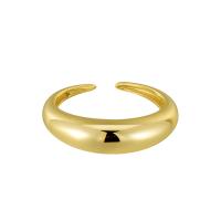 Solidny srebrny pierścień, 925 Srebro, Powlekane, biżuteria moda & dla kobiety, dostępnych więcej kolorów, bez zawartości niklu, ołowiu i kadmu, rozmiar:7, sprzedane przez PC