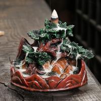Backflow Incense Burner Resin half handmade for home and office & durable & Christmas Design Sold By PC