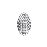 Solidny srebrny pierścień, 925 Srebro, biżuteria moda & dla kobiety & pusty, bez zawartości niklu, ołowiu i kadmu, rozmiar:7, sprzedane przez PC