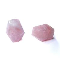 Décoration de mode , quartz rose, DIY, rose, 31x34mm, Vendu par PC
