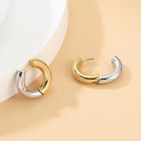 Rustfrit stål Lever Tilbage Earring, 304 rustfrit stål, forgyldt, mode smykker & forskellig størrelse for valg & for kvinde, nikkel, bly & cadmium fri, Solgt af PC