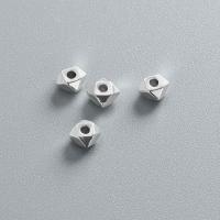 Spacer Beads Jewelry 925 Sterling Silver plated DIY silver color Sold By PC