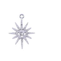 Zinc Alloy Rhinestone Pendants fashion jewelry & DIY & with rhinestone nickel lead & cadmium free Sold By PC