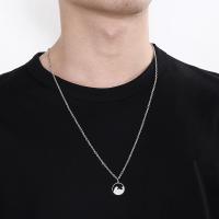 Titanium stål halskæde, mode smykker & Unisex & forskellige stilarter for valg, nikkel, bly & cadmium fri, Solgt af PC