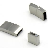 Stainless Steel Magnetska kopča, 316 nehrđajućeg čelika, pozlaćen, možete DIY & različitih stilova za izbor, izvorna boja, 22.70x12x5.30mm, Rupa:Približno 10*3mm, 20računala/Lot, Prodano By Lot