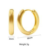 Brass Leverback Earring real gold plated for woman Sold By Pair