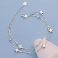 925 Sterling Silver Bangle Bracelet, with 5cm extender chain, fashion jewelry & for woman, nickel, lead & cadmium free, Length:Approx 16 cm, Sold By PC