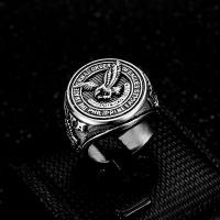 Titantium Steel finger ring, Titan Stål, mode smycken & olika storlek för val & för människan, fler färger för val, nickel, bly och kadmium gratis, Säljs av PC