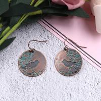 Tibetan Style Drop Earrings, fashion jewelry & for woman, nickel, lead & cadmium free, Sold By Pair