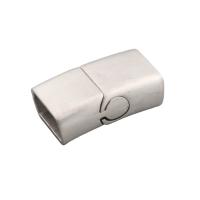 Stainless Steel Magnetic Clasp, 304 Stainless Steel, DIY, original color, 24x14x9mm, Hole:Approx 11x6mm, 10PCs/Lot, Sold By Lot