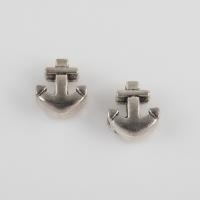 Zinc Alloy Spacer Beads Anchor antique silver color plated vintage & DIY Approx 4.5mm Sold By Bag