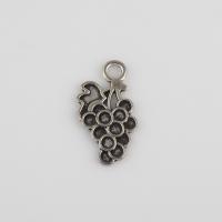 Tibetan Style Pendant Cabochon Setting, Grape, antique silver color plated, vintage & DIY, 17.30x9.70x1.10mm, Hole:Approx 1.7mm, Sold By Bag