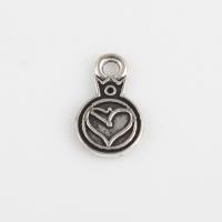Tibetan Style Pendants, antique silver color plated, vintage & DIY, 13.50x8.30x1.20mm, Hole:Approx 1.6mm, Sold By Bag