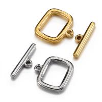 Stainless Steel Toggle Clasp 304 Stainless Steel plated DIY Sold By Bag
