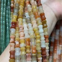 Natural Jade Beads Lighter Imperial Jade Bamboo polished DIY Sold Per Approx 38 cm Strand