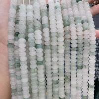 Gemstone Jewelry Beads Tianshan Blue Granite Flat Round polished DIY Sold Per Approx 38 cm Strand