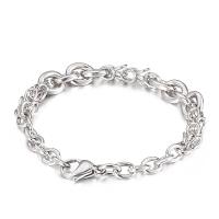 Titanium Steel Bracelet & Bangle with 0.9CM extender chain plated Unisex Length Approx 20 cm Sold By PC