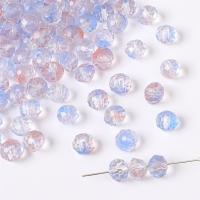 Perles en verre de mode, Placage coloré, DIY, plus de couleurs à choisir, Trou:Environ 1mm, Environ 50PC/sac, Vendu par sac