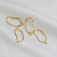 Brass Hook Earwire, DIY & for woman, more colors for choice, nickel, lead & cadmium free, Sold By Pair