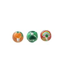 Fashion Glass Beads Round DIY & enamel 10mm Sold By PC